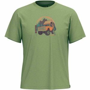 Smartwool LONG WEEKEND SHORT SLEEVE GRAPHIC TEE Tricou de bărbați, verde, mărime imagine