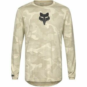 Fox RANGER TRU DRI LS Tricou ciclism bărbați, bej, mărime imagine