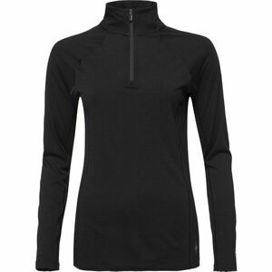 Smartwool CLASSIC A-S MERINO BL 1/4 ZIP Tricou termo damă, negru, mărime imagine