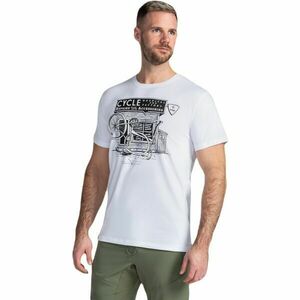 KILPI PORTELA Tricou din bumbac pentru bărbați, alb, mărime imagine