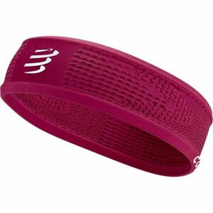 Compressport THIN HEADBAND ON/OFF Banderolă sportivă, vișiniu, mărime imagine