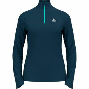 Odlo W MID LAYER 1/2 ZIP ESSENTIALCERAMIWARM Hanorac femei, albastru închis, mărime imagine