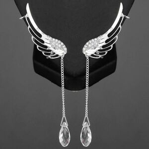 Cercei Crystal Angel - Argintiu KP1698 imagine
