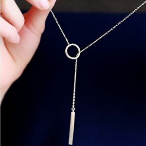 Colier Bijoux Elegant - Argintiu KP4770 imagine