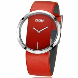 Ceas de damă DOM Lux - Roșu KP7105 imagine