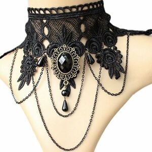 Colier Black Romance - Negru KP3300 imagine