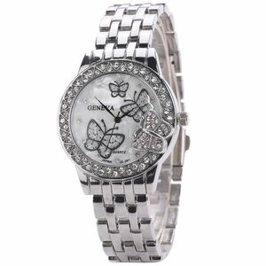 Ceas Zircon Butterfly - Argintiu KP4711 imagine