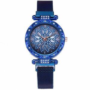 Ceas Magnetic Tinsel - Albastru KP5086 imagine