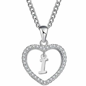 Colier cu Litera - I/Argintiu KP5166 imagine