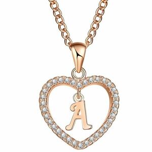 Colier cu Litera - A/Auriu KP5184 imagine