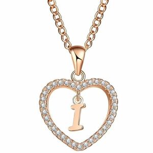 Colier cu Litera - I/Auriu KP5192 imagine