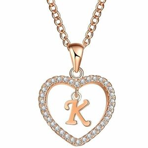 Colier cu Litera - K/Auriu KP5194 imagine