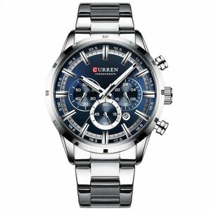 Ceas CURREN Lux - Argintiu/Albastru KP6223 imagine