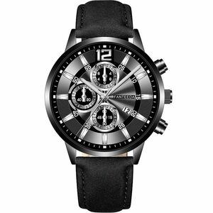 Ceas Oscar - negru/argintiu KP10677 imagine