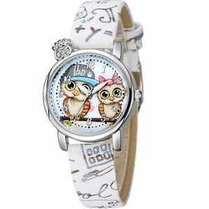 Ceas Copii Owl - Alb KP11300 imagine