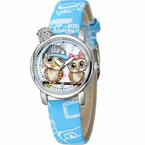 Ceas pentru copii Owl - Albastru 2 KP11304 imagine