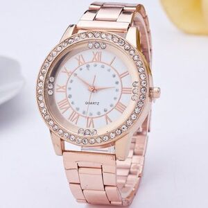 Ceas glamour - Aur/Roz KP11565 imagine
