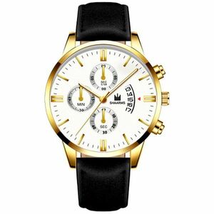 Ceas Ramon - Negru/Auriu KP11594 imagine