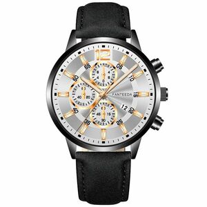 Ceas Nico - Negru/aur roz 1 KP11697 imagine