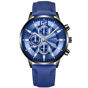 Ceas Nico - Albastru/argintiu KP11712 imagine
