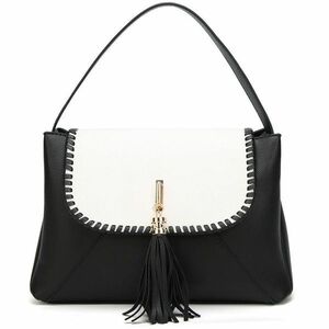 Geanta Salma - Negru/Alb KP11813 imagine