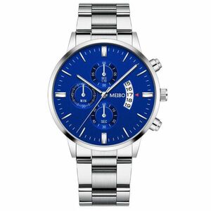 Ceas Orlando - Argintiu/Albastru KP12058 imagine