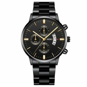 Ceas Orlando - Negru/Auriu KP12066 imagine