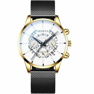 Ceas Hank - Negru/Auriu KP12143 imagine
