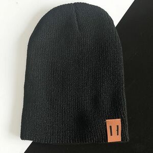 Șapcă pentru copii într-o singură culoare - Negru KP12288 imagine