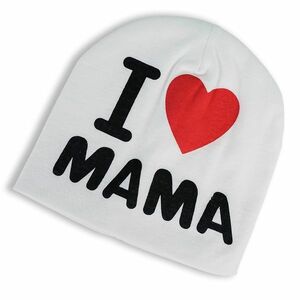 Șapcă I love mama - Alb KP12443 imagine