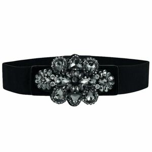 Curea Diamond Flower - Negru KP12645 imagine