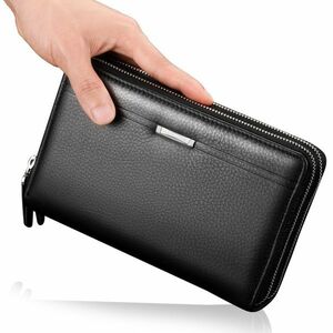Portofel pentru bărbați Leinasen - negru KP12726 imagine