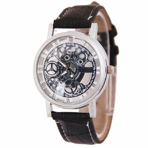 Ceas Joel - negru/argintiu KP12886 imagine
