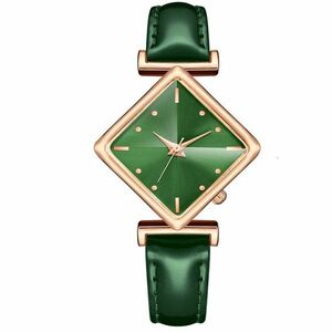 Ceas pătrat - Verde KP12898 imagine