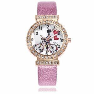 Ceas Zircon Heart - Roz KP12917 imagine