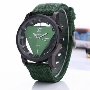 Ceas triunghi - Verde KP12964 imagine