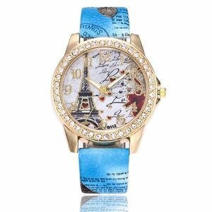 Ceas Paris - Albastru KP12990 imagine