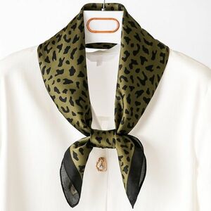 Eșarfă ghepard - Verde KP13063 imagine