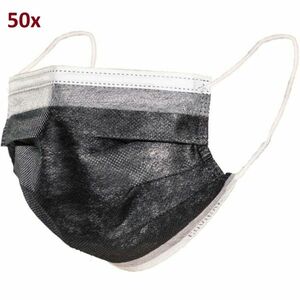 50x masca igienica de unica folosinta - neagra/Tip2 KP13242 imagine
