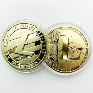 Moneda Litecoin - Aur KP13441 imagine