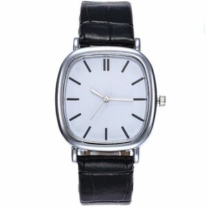 Ceas barbatesc Payton - Negru/Alb KP13793 imagine