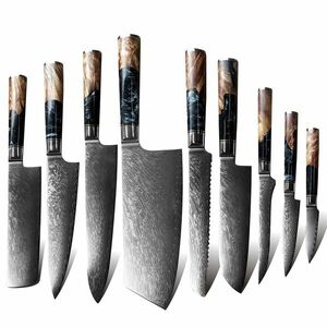 Set cuțite de bucătărie Damasc Japonia - 9 buc/Maro KP13841 imagine