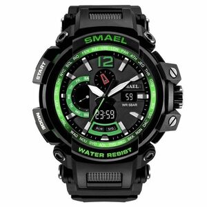 Ceas SMAEL TOM - Negru/Verde KP14087 imagine