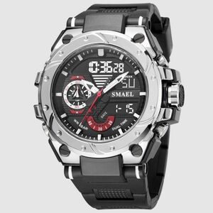 Ceas SMAEL GRAND - Negru/ Argintiu KP14159 imagine