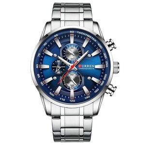 Ceas CURREN Nash - Argintiu/Albastru KP14256 imagine