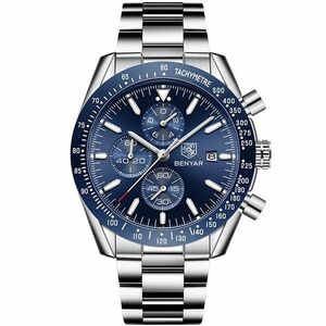 Ceas BENYAR Top - Argintiu/Albastru KP14280 imagine