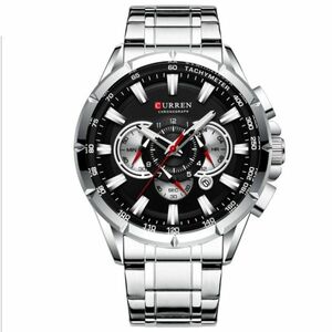 Ceas CURREN Zev - Argintiu/Negru KP14353 imagine