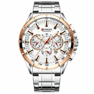 Ceas CURREN Zev - Argintiu/Aur KP14355 imagine