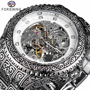 FORSINING Ceas vechi - Argintiu KP14515 imagine