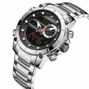 Ceas NAVIFORCE Scott - Argintiu KP14613 imagine